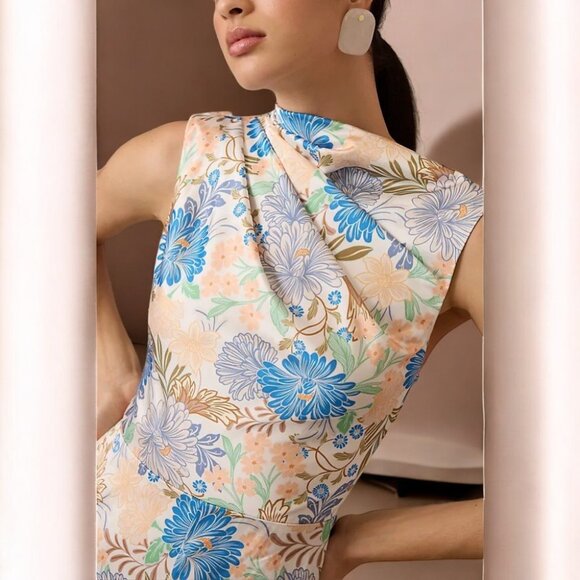 NWT Significant Other Lana Wide Leg Jumpsuit in Daylight Floral - Picture 9 of 10